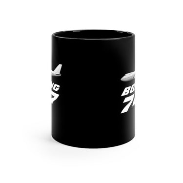 BOEING 747 DESIGNED MUG Printify